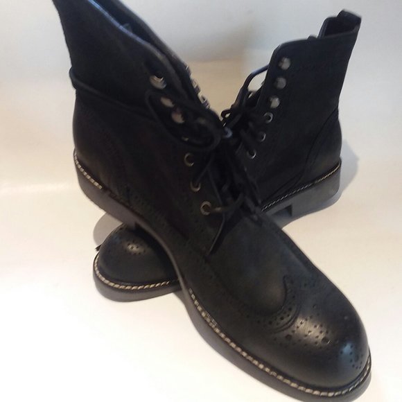 #10 NEW JOHN VARVATOS Fleetwood Chukka Black boot main image 12